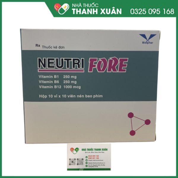 Neutri Fore - Phòng và điều trị viêm đau dây thần kinh